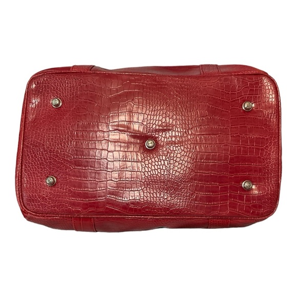 Bath & Body Works Vintage Faux Croc Embossed Tote Bag - Picture 8 of 10